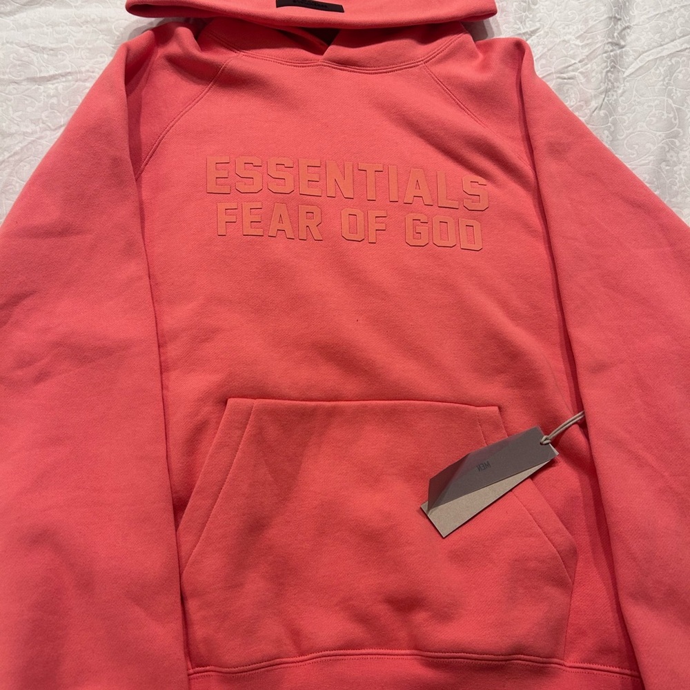 Fear of God Essentials Coral Hoodie